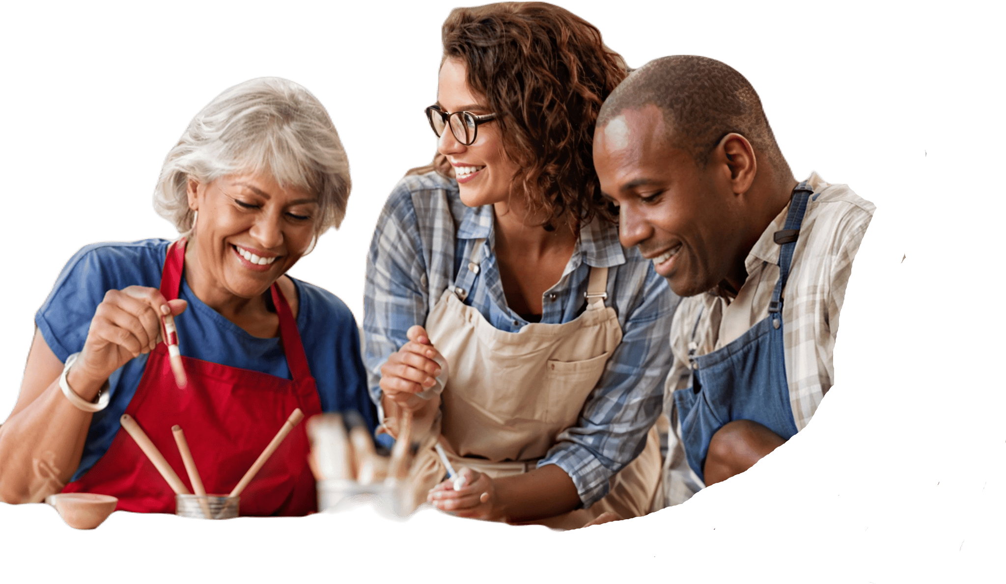 Elderly care image at uplifting day center